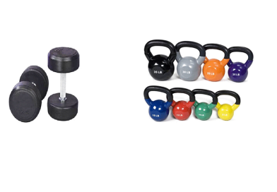 Dumbbells and Olympic Barbells